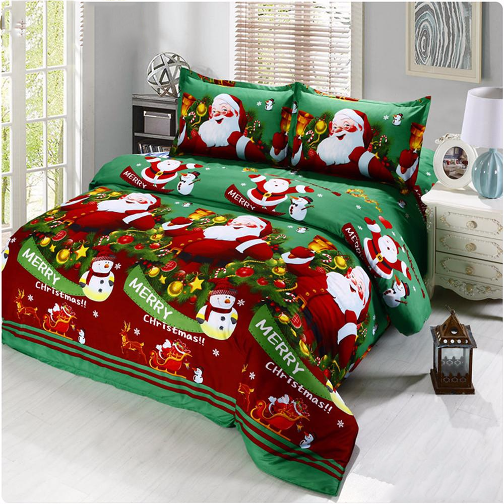 Santa Claus Christmas Gift Bedding Set 