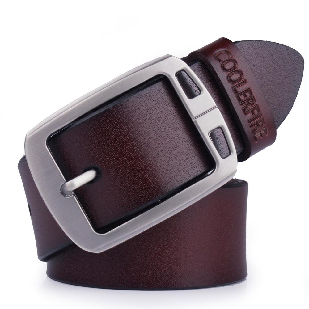 100% Genuine Leather Cowboy Belts For Men 