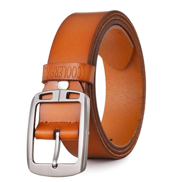 100% Genuine Leather Cowboy Belts For Men 