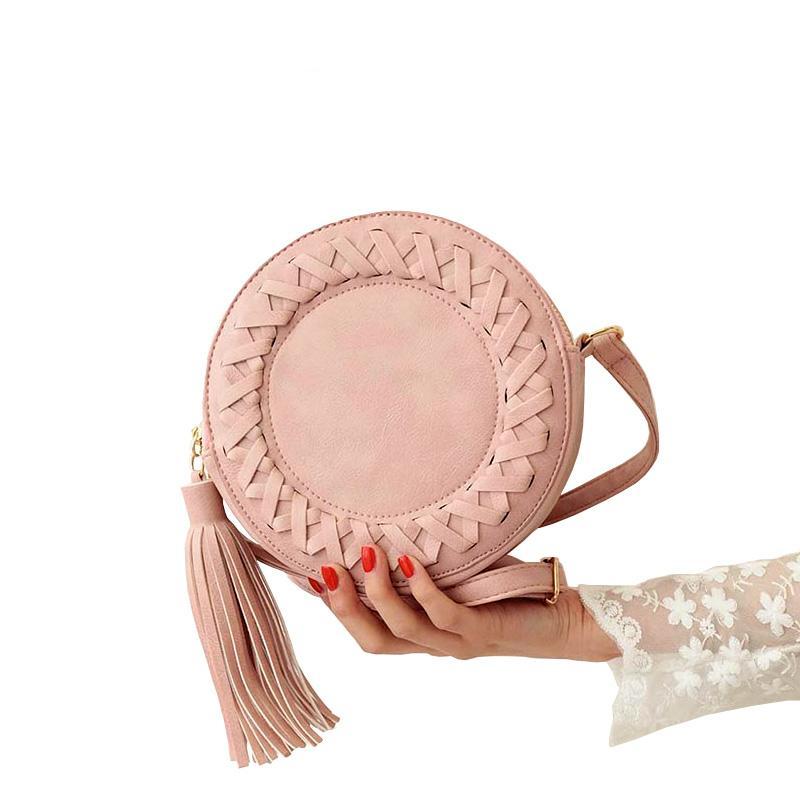 Round Women Crossbody Bags 