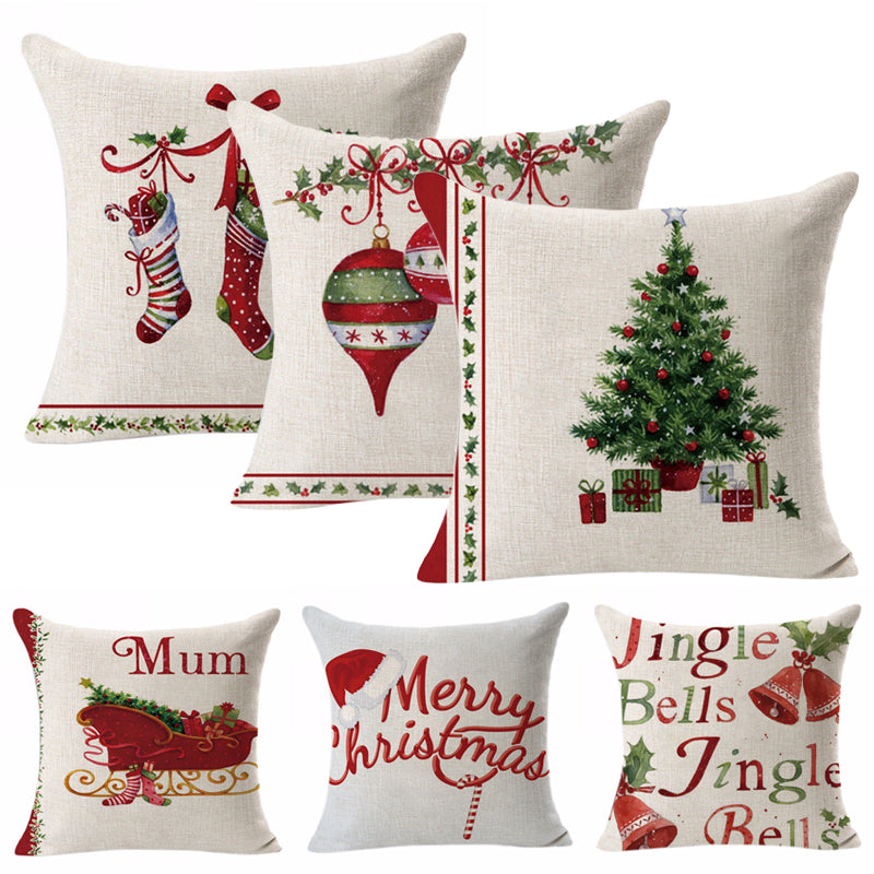 Christmas Cushion Pillow Covers 