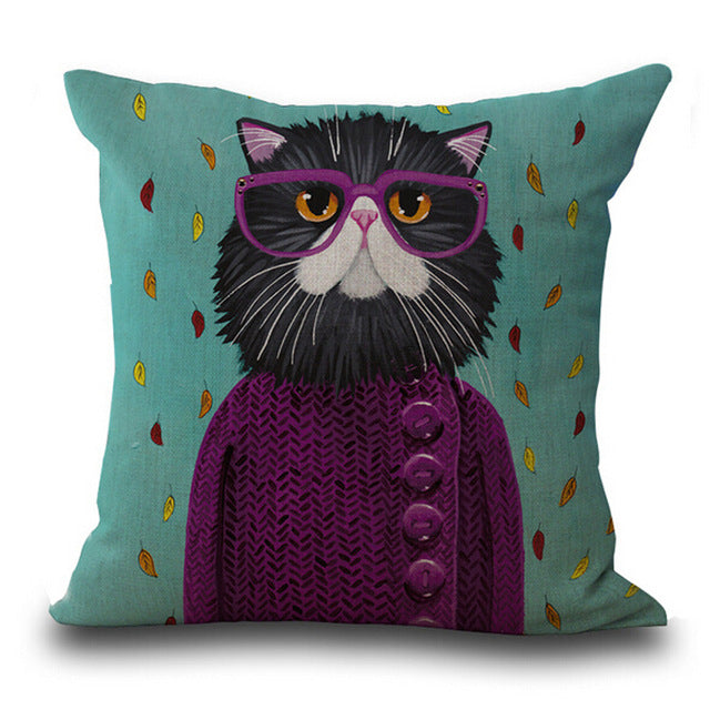 Grumpy Cat Pillow Cushion Covers 