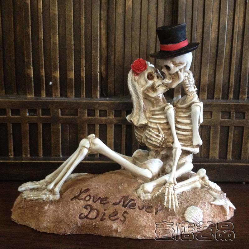 Home Decoration Beach Skull Bride Corpse