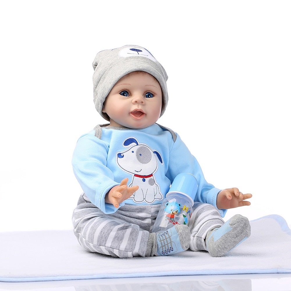 55cm Reborn Lifelike Realistic Baby Boy Doll 