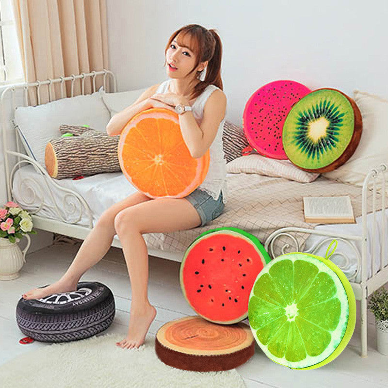 Summer Fruit Cotton Cushion Sofa Throw Pillow