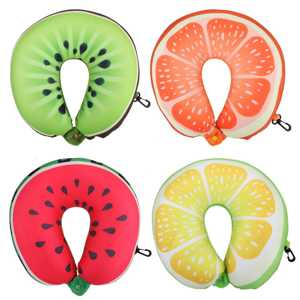 Fruit U Shaped Pillow Travel Watermelon Pillows 