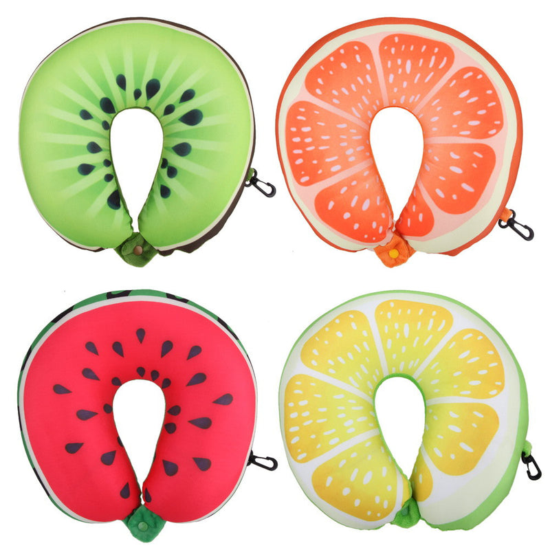 Fruit U Shaped Pillow Travel Watermelon Pillows
