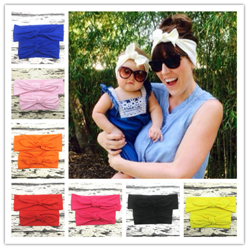 Mom And Me Rabbit Ears Knot Hair Headband