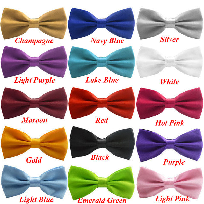 Men's Adjustable Tuxedo Necktie Bow Ties 