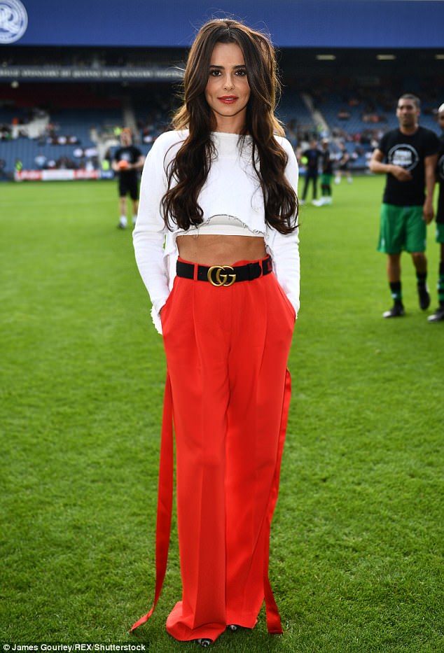 Cheryl's Givenchy Red Trousers