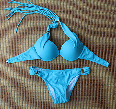 Sexy Brazilian Bikini String Bathing Suit Set 