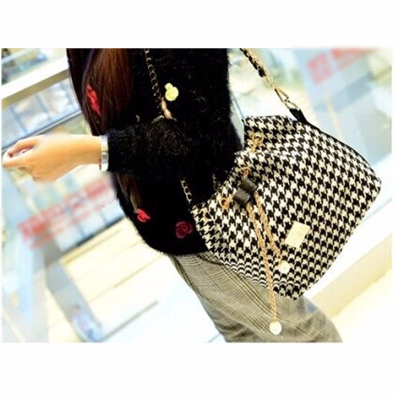Bohemia Drawstring Lady Bucket Bag 