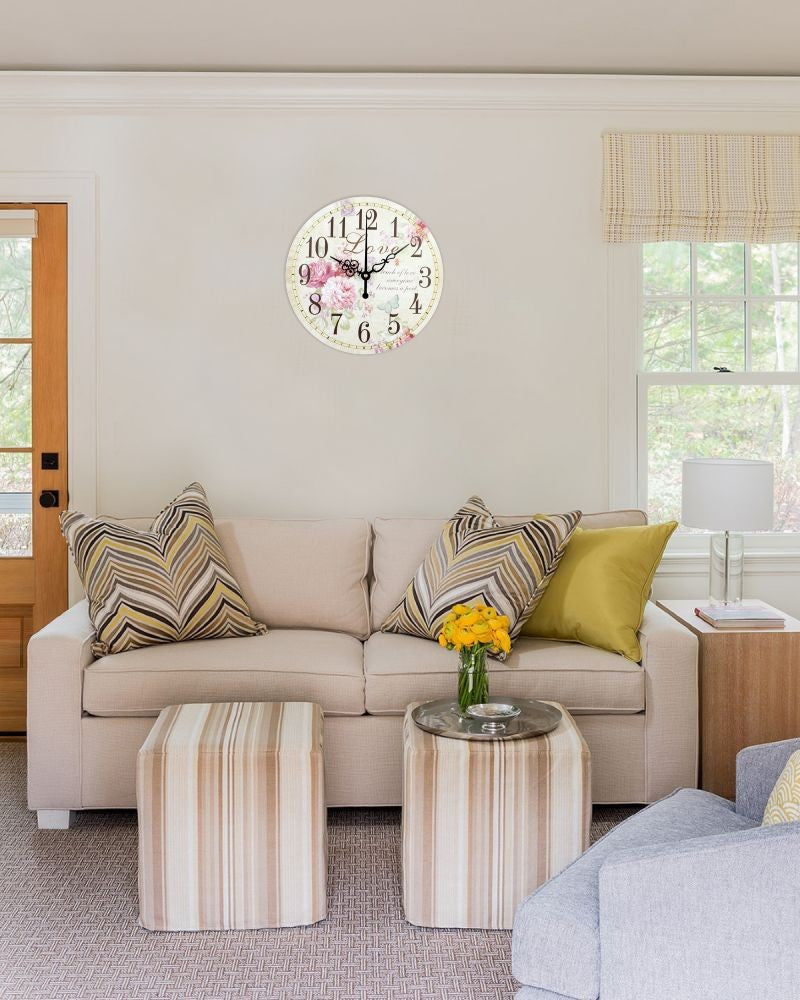 Vintage Silent Wall Clock 
