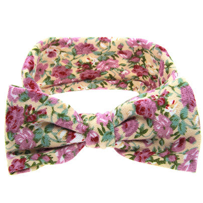 Cute Baby Big Bow Knot Hair Band Headwear 