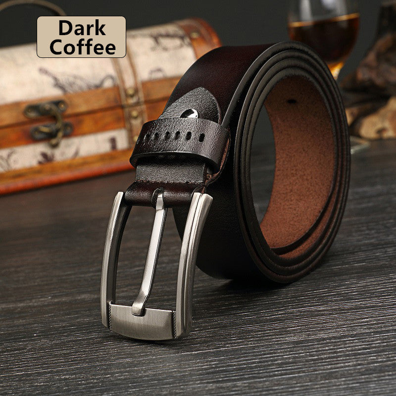 Men's 100% Cowhide Genuine Leather Belts 