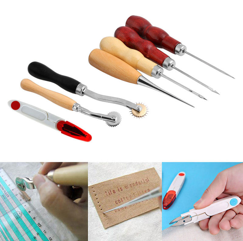 13Pcs Leather Craft Hand Stitching Sewing Tool 