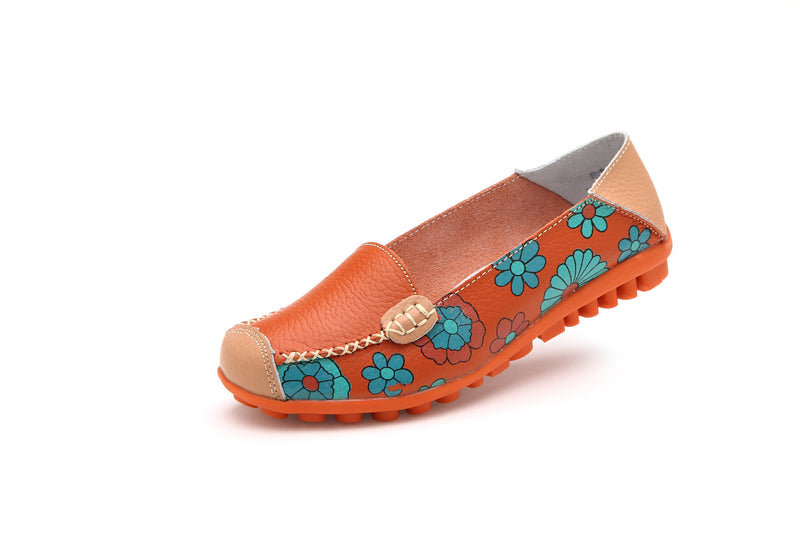 Women Casual Flat Boat Loafers Slip On Shoes 