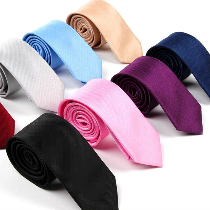 Ties For Men - Slim Neck Tie - Wedding Party Formal Silk Tie 
