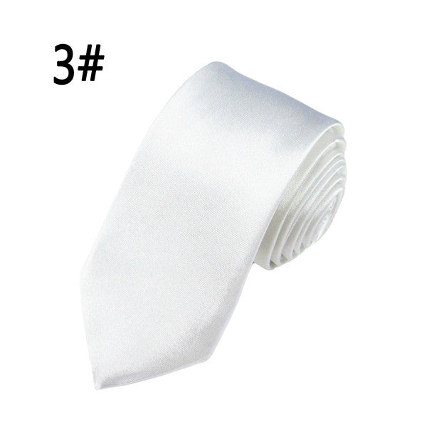 Ties For Men - Slim Neck Tie - Wedding Party Formal Silk Tie 