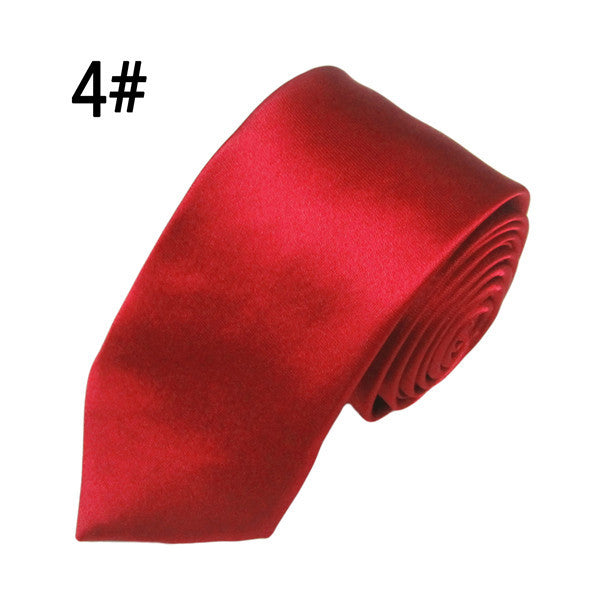 Ties For Men - Slim Neck Tie - Wedding Party Formal Silk Tie 