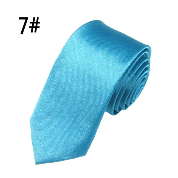 Ties For Men - Slim Neck Tie - Wedding Party Formal Silk Tie 
