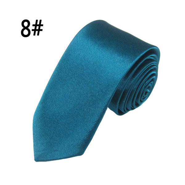 Ties For Men - Slim Neck Tie - Wedding Party Formal Silk Tie 