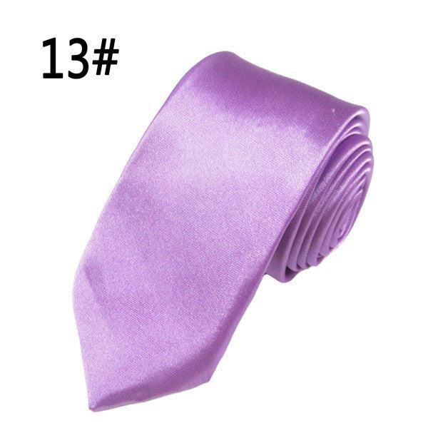Ties For Men - Slim Neck Tie - Wedding Party Formal Silk Tie 
