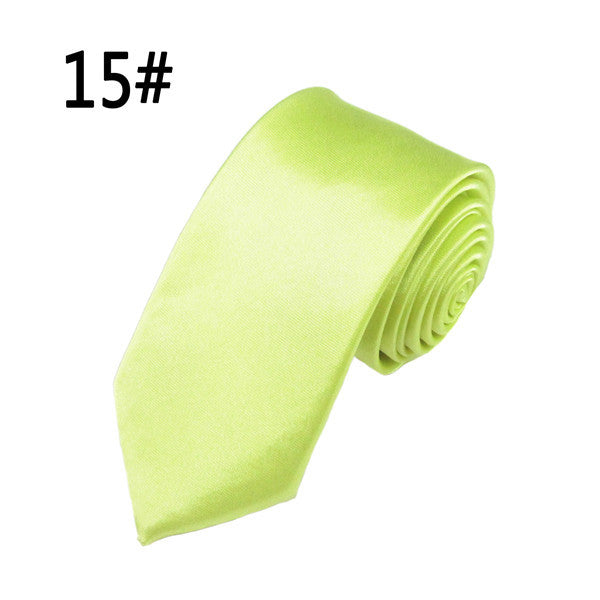 Ties For Men - Slim Neck Tie - Wedding Party Formal Silk Tie 
