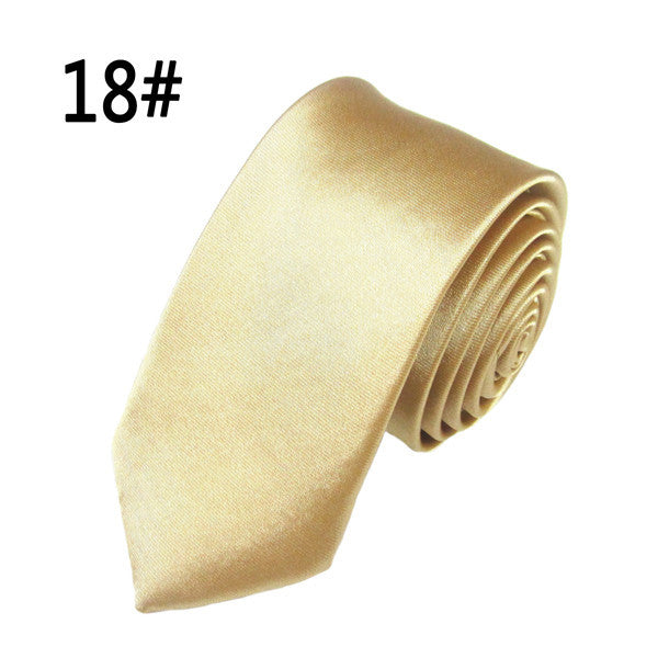 Ties For Men - Slim Neck Tie - Wedding Party Formal Silk Tie 