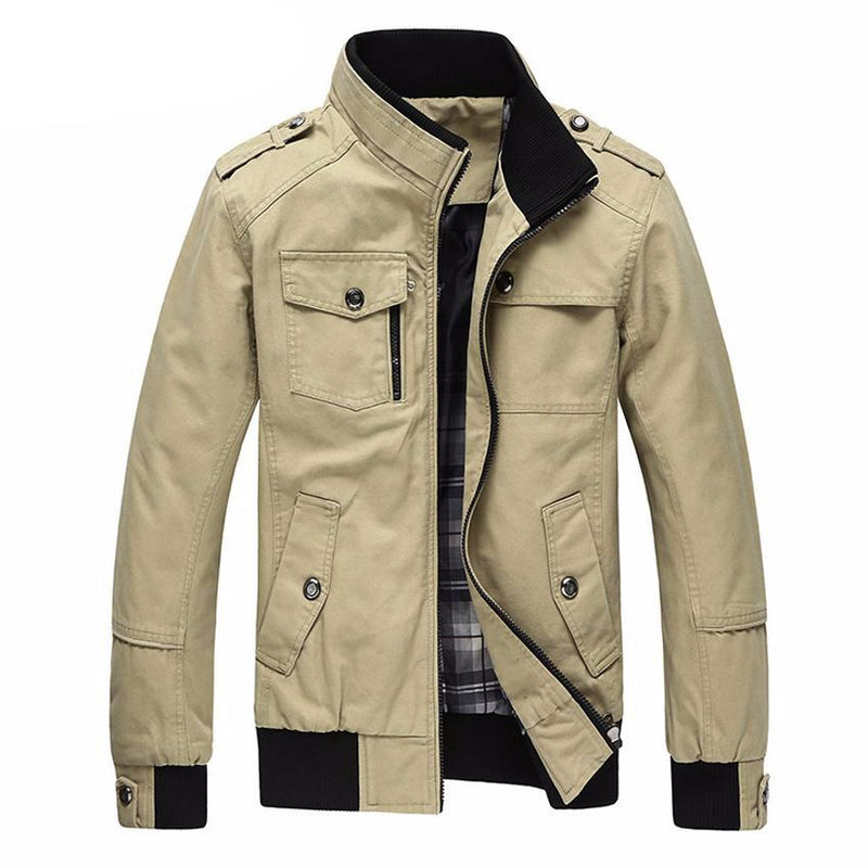 Casual Men's Autumn Winter Military Jacket 