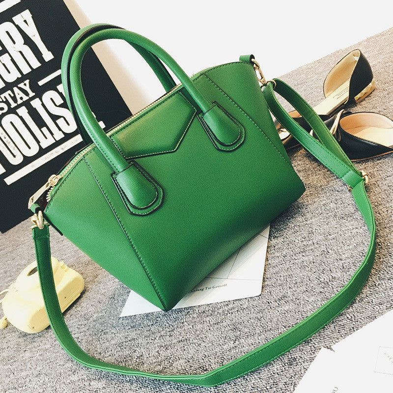 Vintage Women's Smiley Handbag Tote Bag 