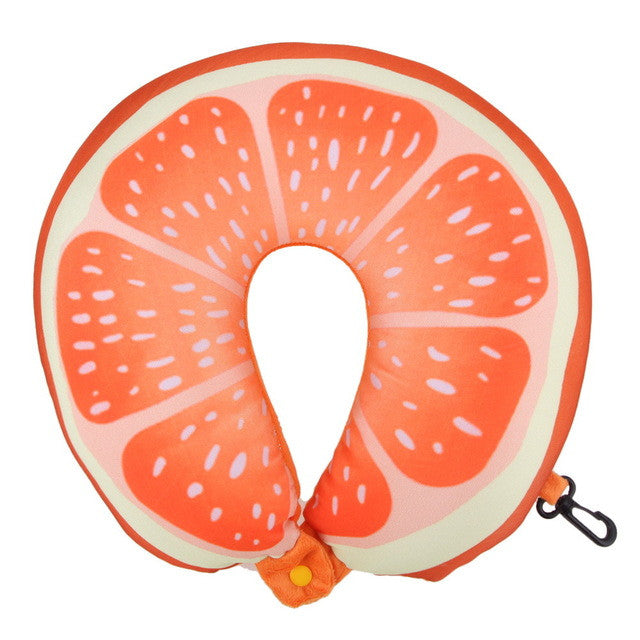 Fruit U Shaped Pillow Travel Watermelon Pillows 