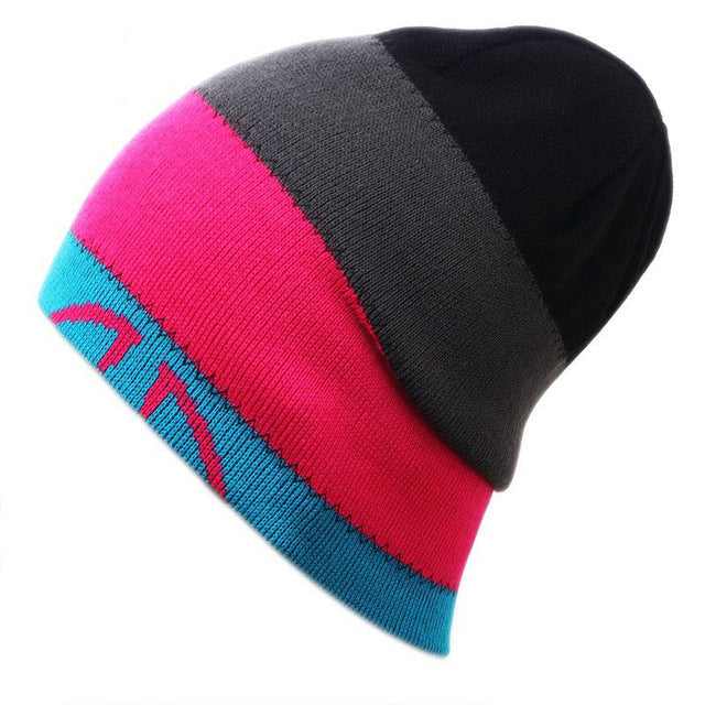 Winter Hats Men Skiing Hat Knitted Beanie Hats 