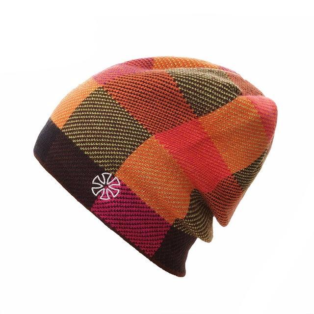 Winter Hats Men Skiing Hat Knitted Beanie Hats 