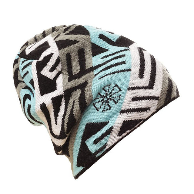 Winter Hats Men Skiing Hat Knitted Beanie Hats 