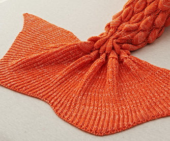 Handmade Mermaid Tail Blanket Kids Adult 