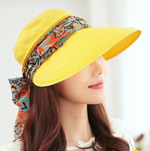 UV Sun Hats For Women Foldable Floppy Hat 