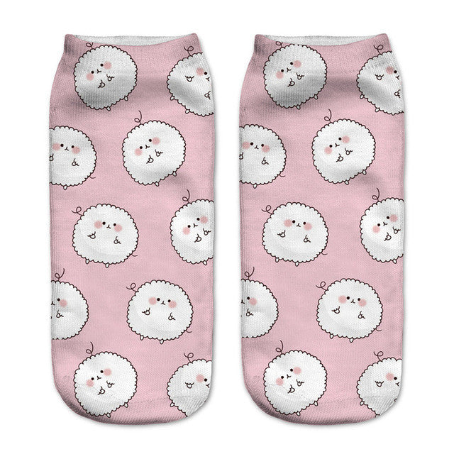 Aliens Women's Girls Low Cut Ankle Socks 