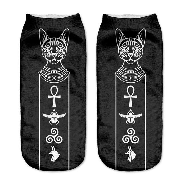 Aliens Women's Girls Low Cut Ankle Socks 