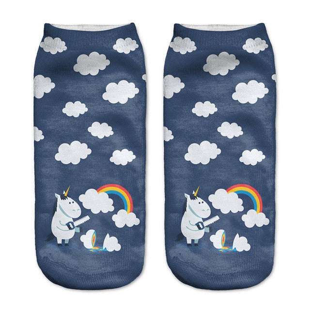 Aliens Women's Girls Low Cut Ankle Socks 