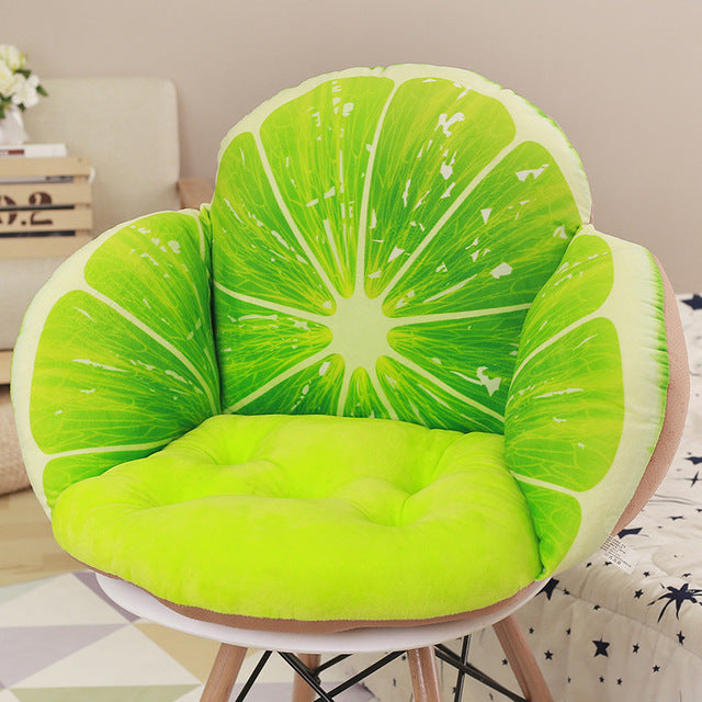 3D Fruit Print Throw Pillows Cushion 