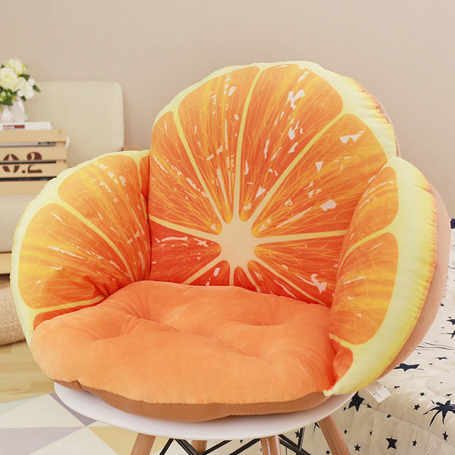 3D Fruit Print Throw Pillows Cushion 