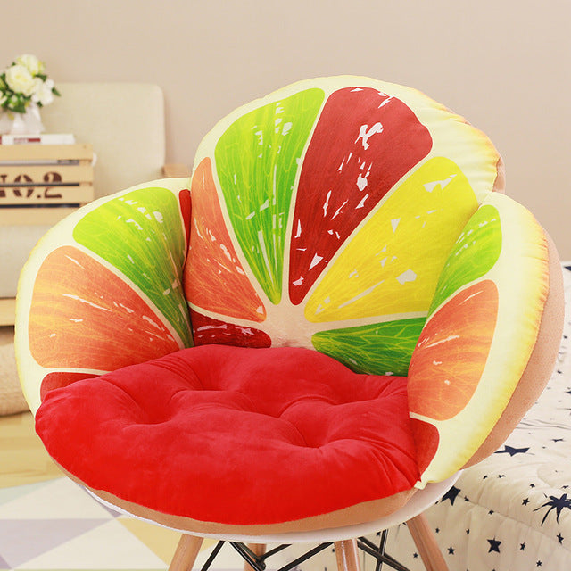 3D Fruit Print Throw Pillows Cushion 