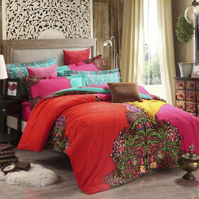 Bohemian Bedding Sets Queen King Size 