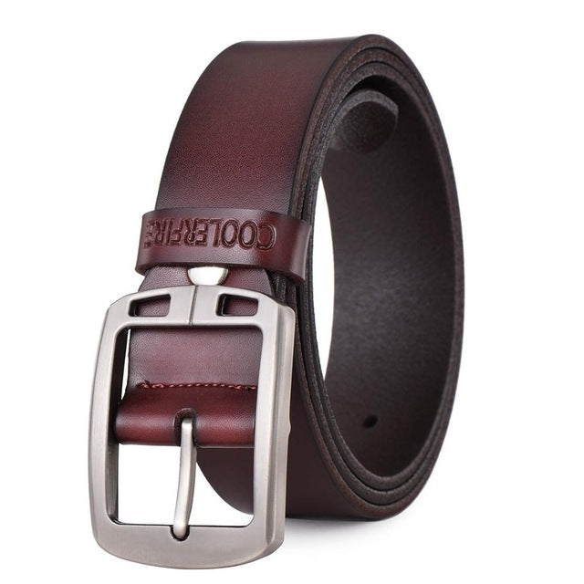 100% Genuine Leather Cowboy Belts For Men 