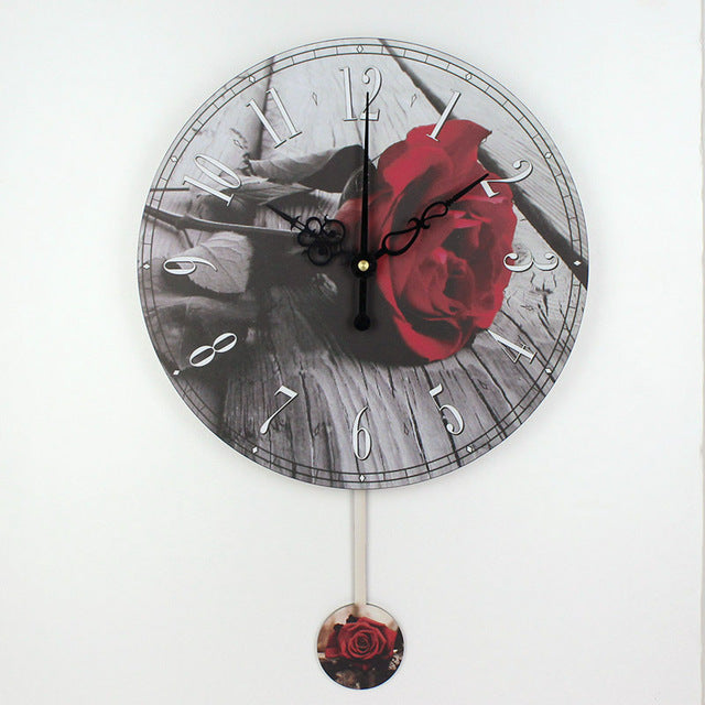 Vintage Silent Wall Clock 