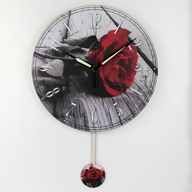 Vintage Silent Wall Clock 