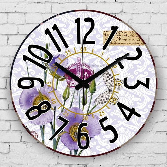 Vintage Silent Wall Clock 