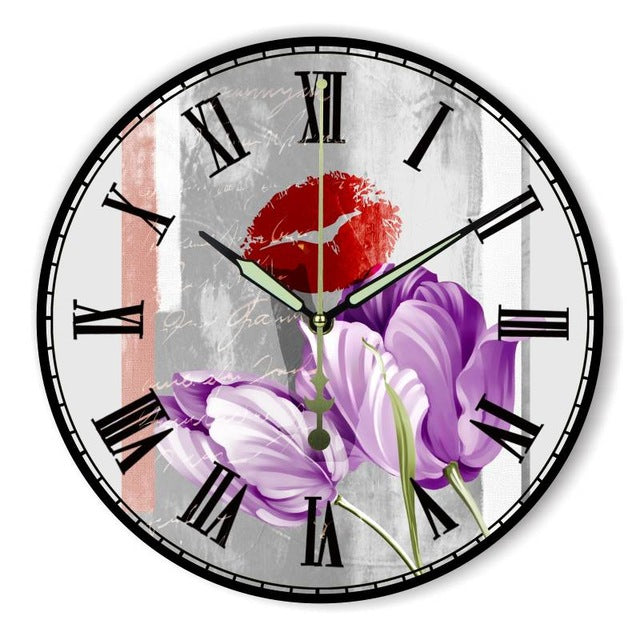 Vintage Silent Wall Clock 