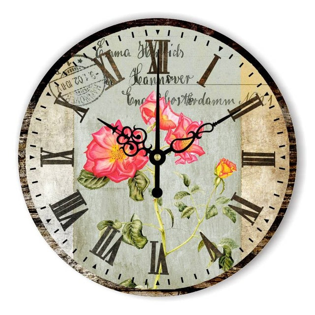 Vintage Silent Wall Clock 